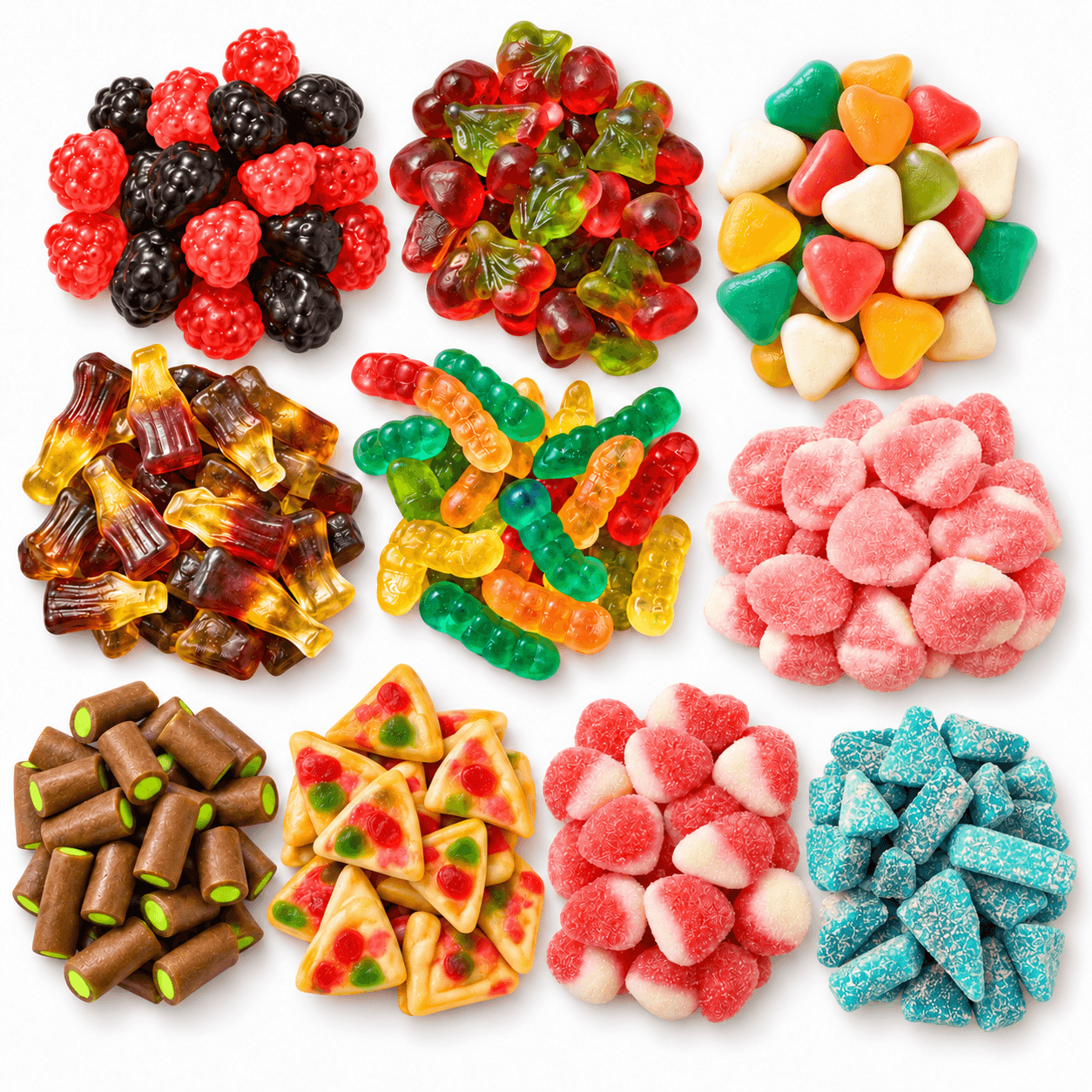 Halal Süßigkeiten Halal Mixbox 1,25 kg – gezuckert & ungezuckert – online kaufen | Gummilicious - Ansicht 3