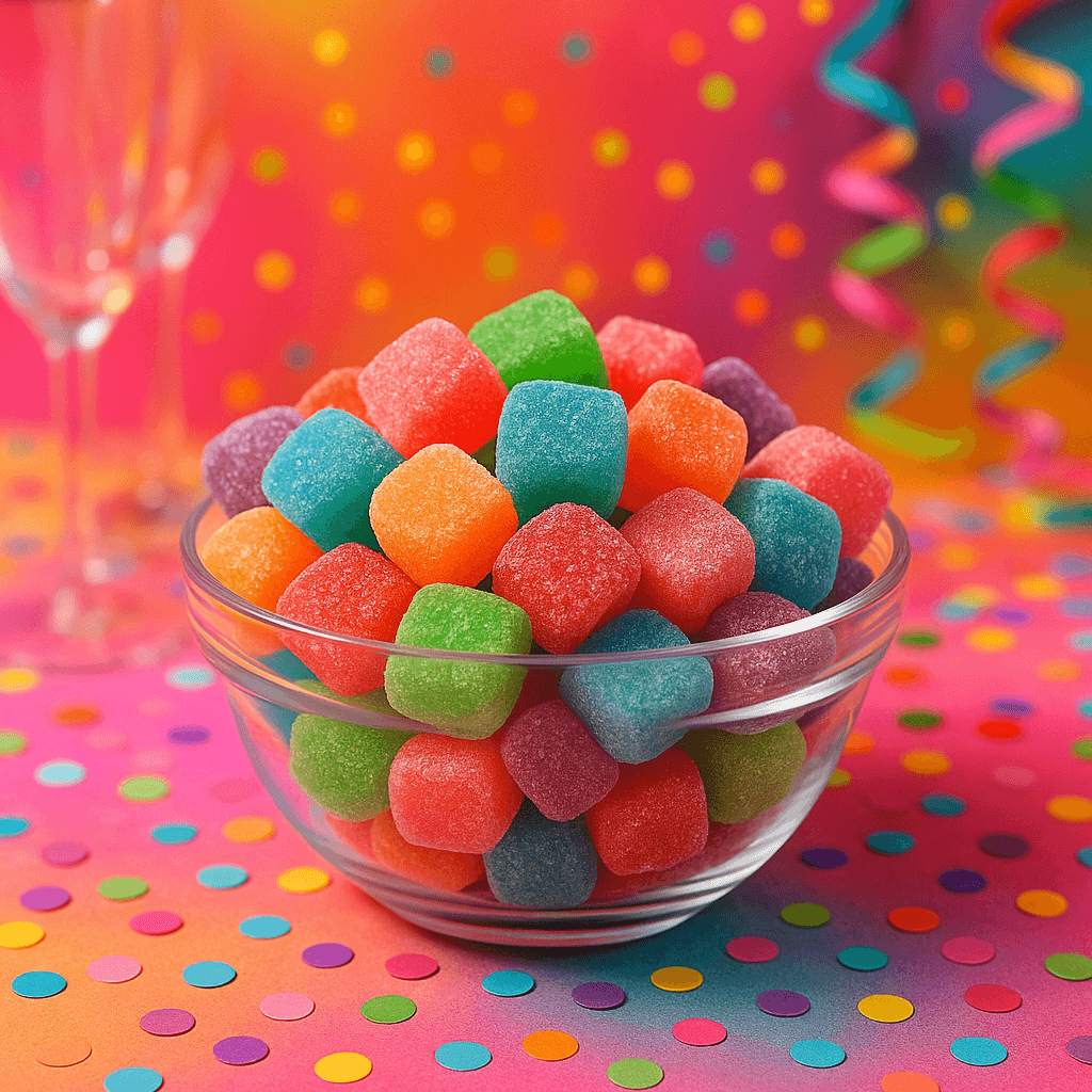 Vegane Süßigkeiten Sour Rainbow Cubes 250g (Vegan) – online kaufen | Gummilicious - Ansicht 4