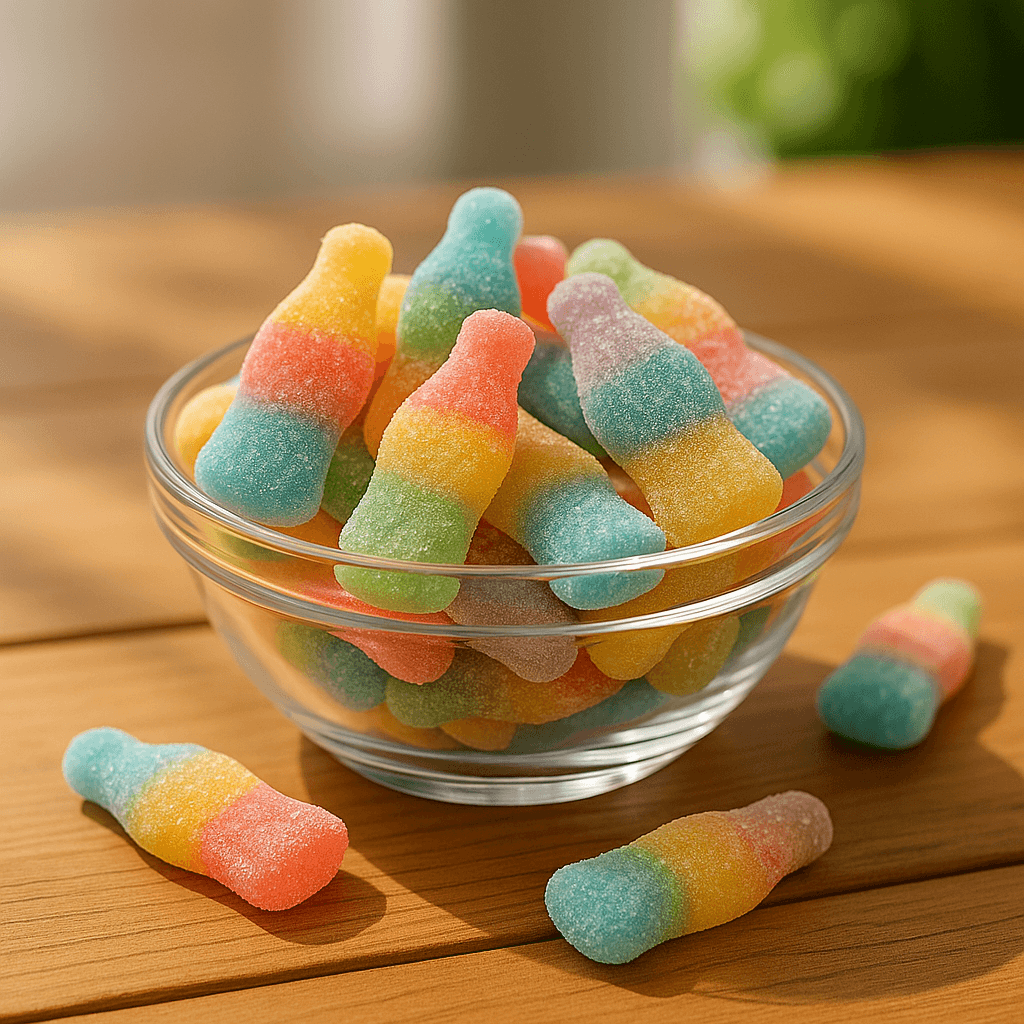 Halal Süßigkeiten Sour Rainbow Bottles 500g (Halal) – online kaufen | Gummilicious - Ansicht 4