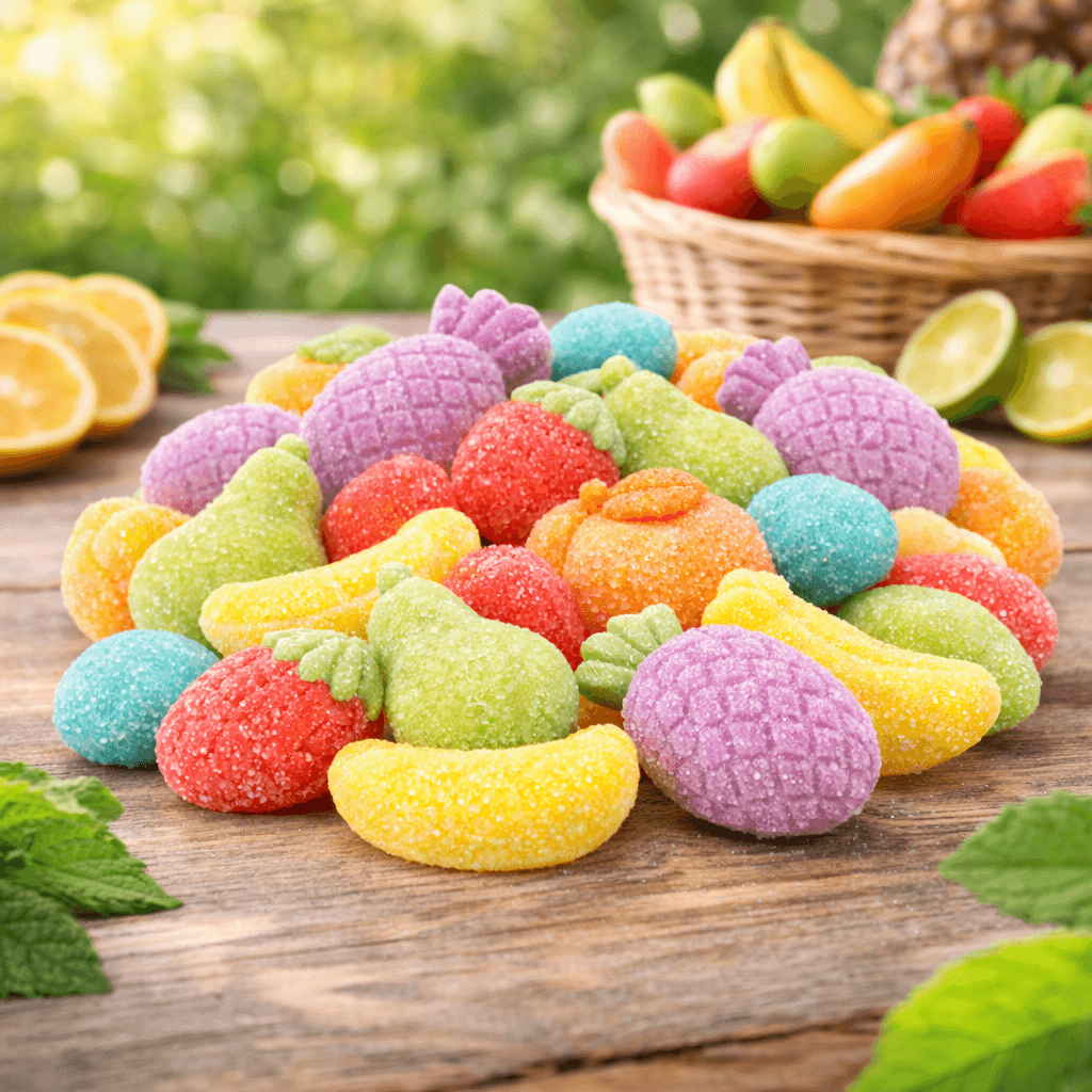 Halal Süßigkeiten Mini Sour Fruit Mix 500g (Halal) – online kaufen | Gummilicious - Ansicht 4