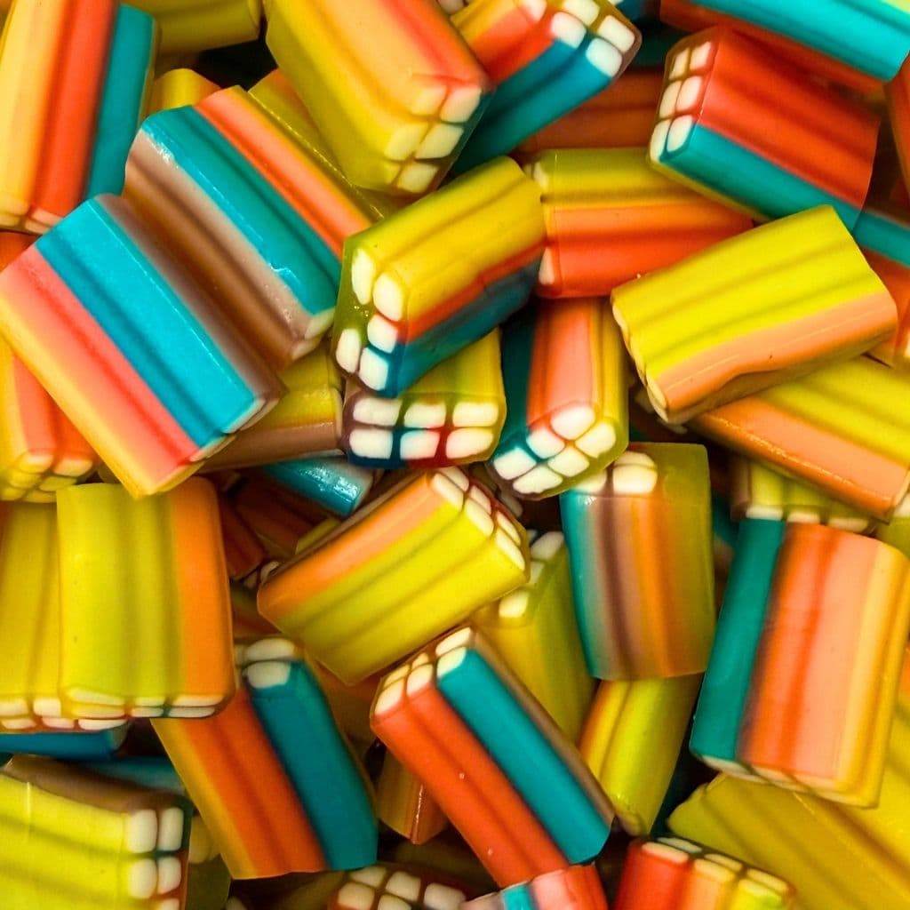 Halal Süßigkeiten Tutti Frutti Bricks 500g (Halal) – online kaufen | Gummilicious