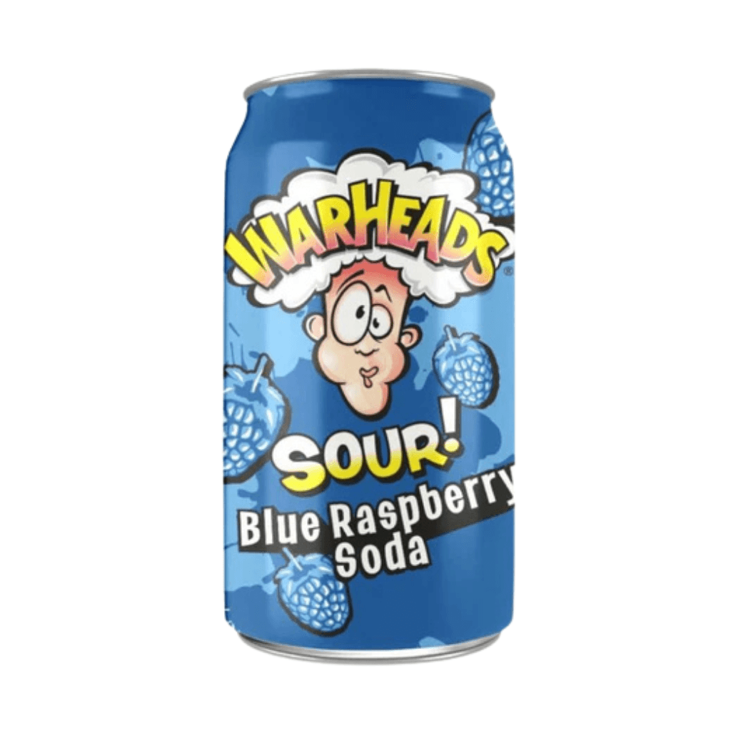 Süßigkeiten Warheads Sour Blue Raspberry Soda 330 ml (inkl. Pfand) – online kaufen | Gummilicious