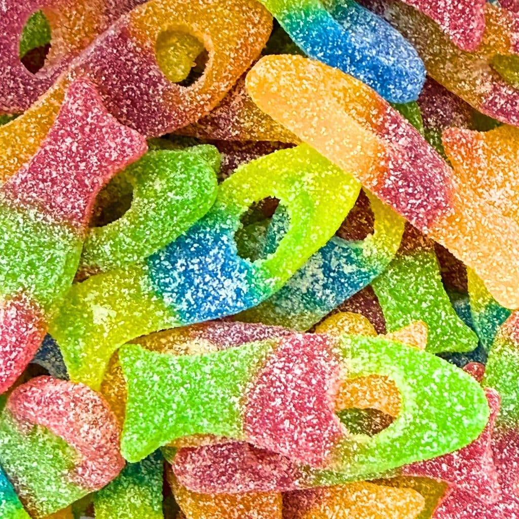 Vegane Süßigkeiten Fruity Sour Fish 250g (Vegan) – online kaufen | Gummilicious