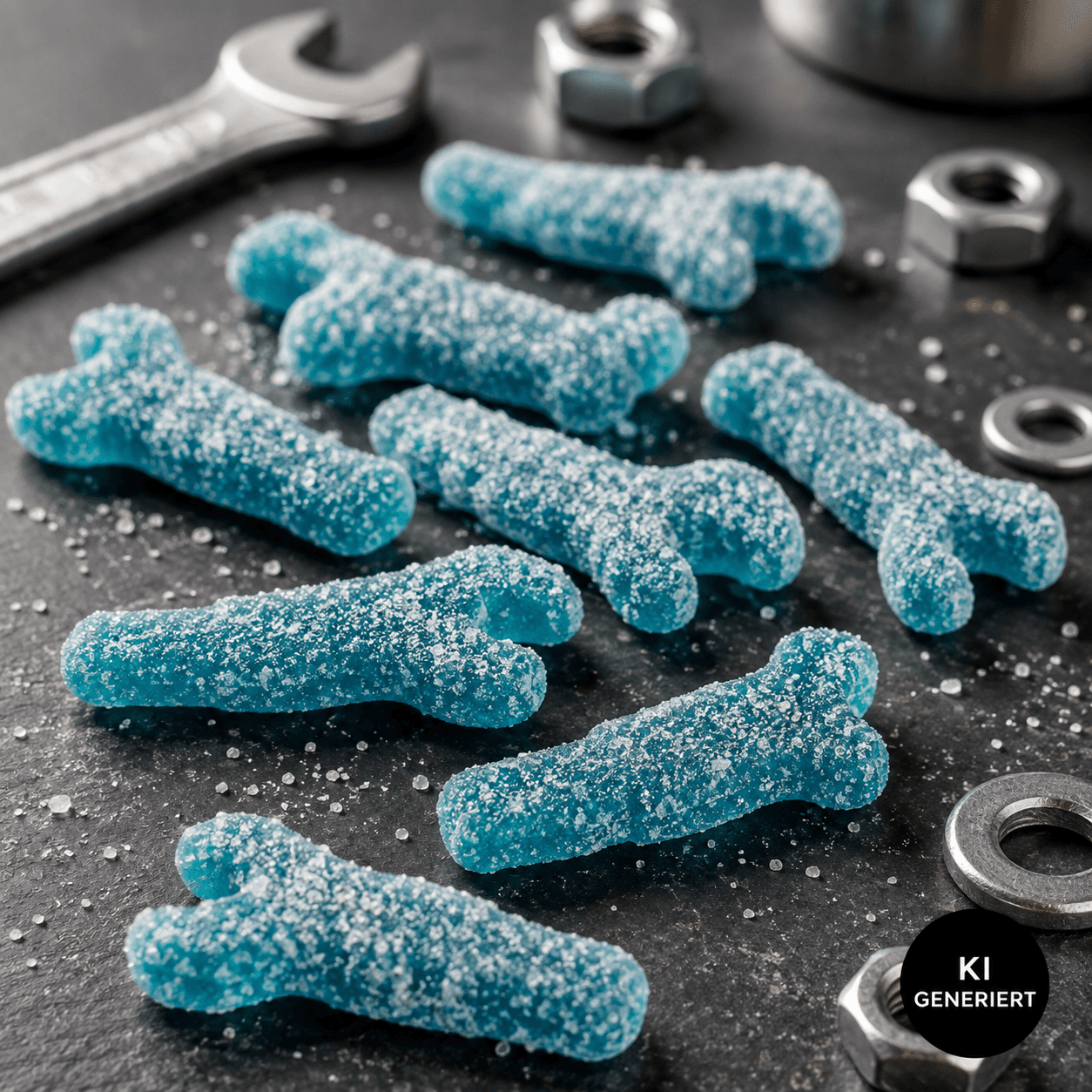 Halal Süßigkeiten Sour Shock Blue Smashers 500g (Halal) – online kaufen | Gummilicious - Ansicht 4