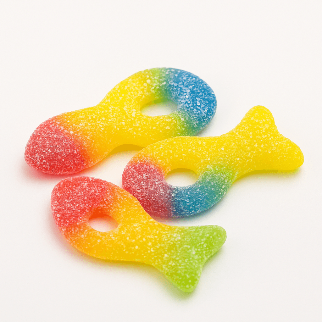 Vegane Süßigkeiten Fruity Sour Fish 250g (Vegan) – online kaufen | Gummilicious - Ansicht 3