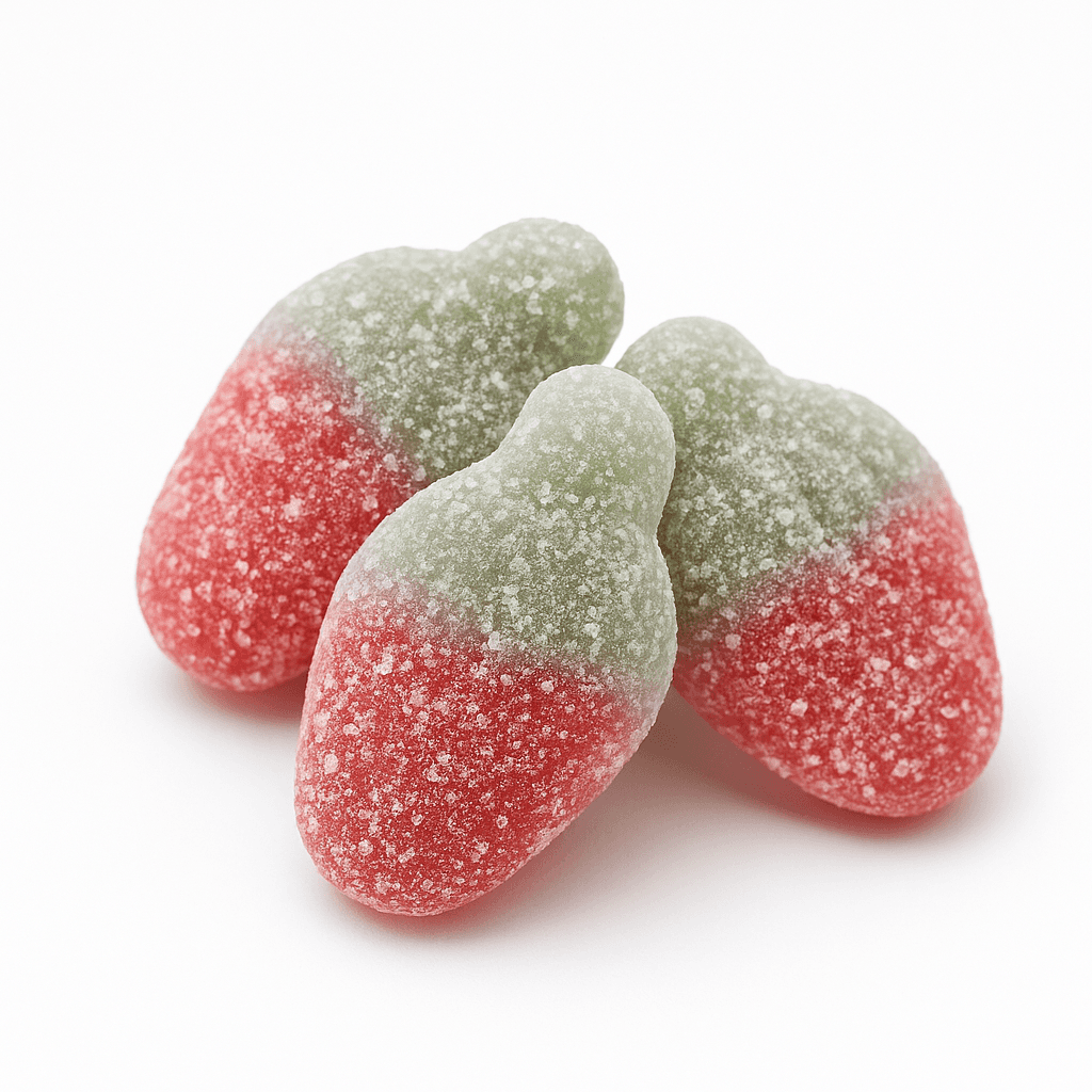 Mini Fizzy Strawberries 500g (Vegan) - Bild 3