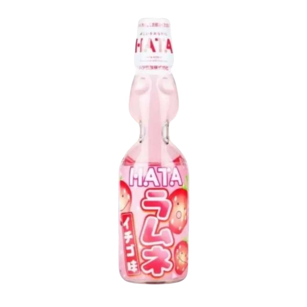 Süßigkeiten MHD überschritten | Hata Kosen Ramune Strawberry 200 ml (inkl. Pfand) – online kaufen | Gummilicious - Ansicht 2