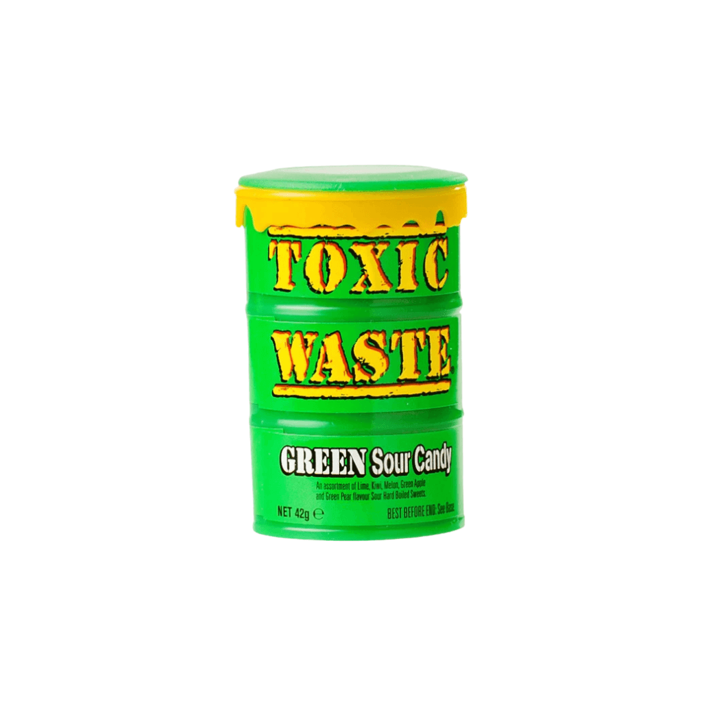 Süßigkeiten MHD überschritten | Toxic Waste Green Sour Candy 42 g – online kaufen | Gummilicious - Ansicht 2