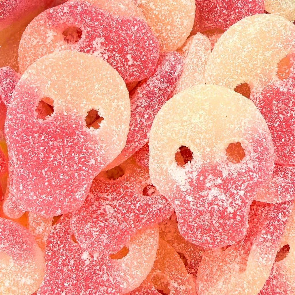 Vegane Süßigkeiten Sour Dragon Fruit Skulls 250g (Vegan) – online kaufen | Gummilicious