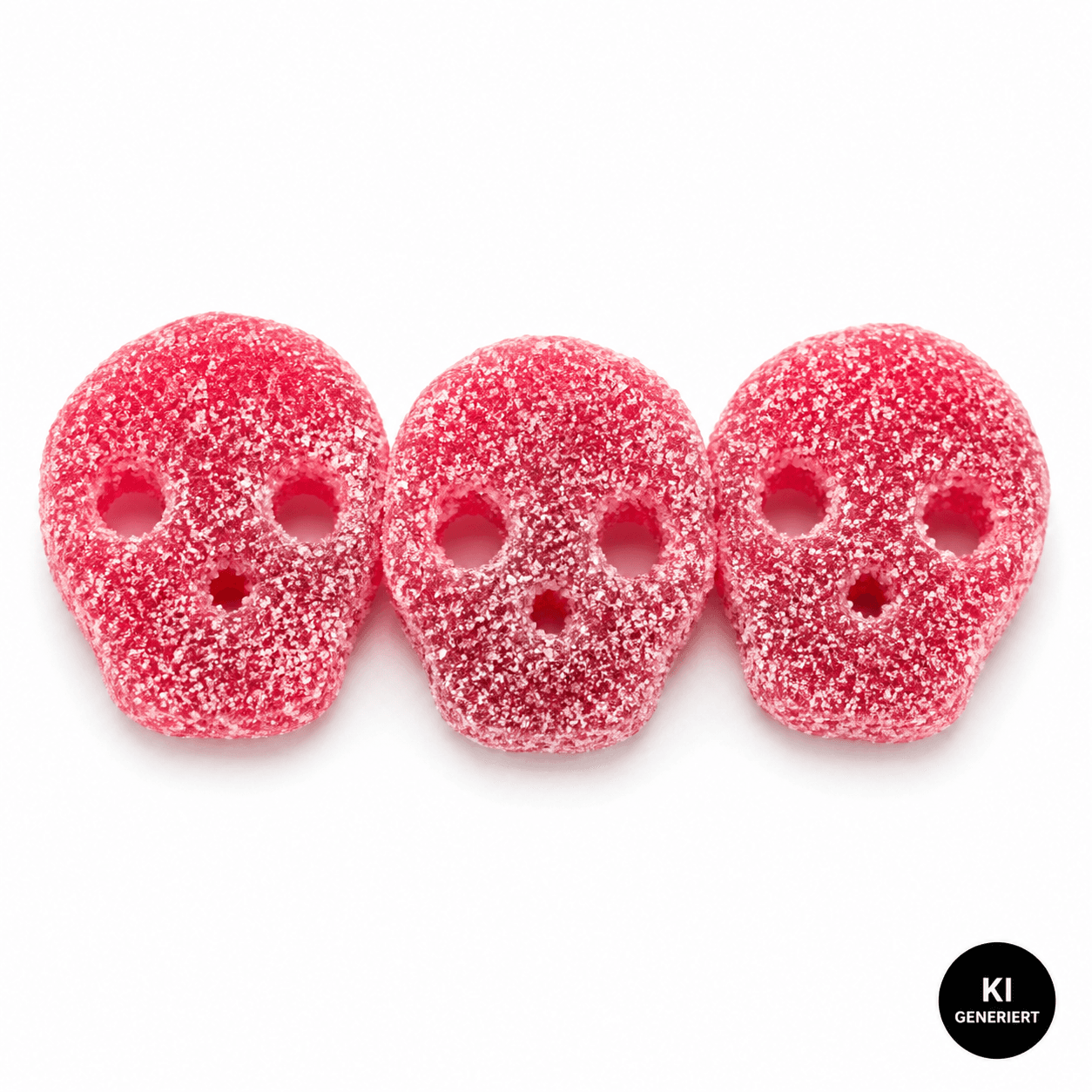 Vegane Süßigkeiten Sour Pomegranate Cherry Skulls 500g (Vegan) – online kaufen | Gummilicious - Ansicht 3