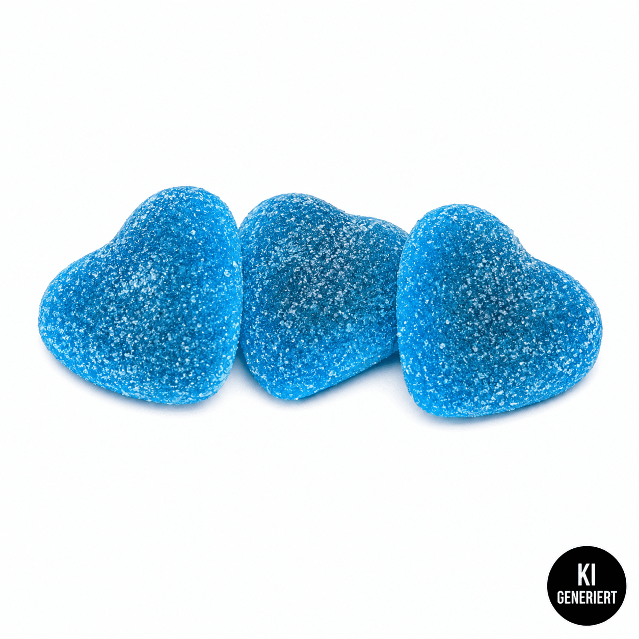 Halal Süßigkeiten Sour Blue Filled Hearts 250g (Halal) – online kaufen | Gummilicious - Ansicht 3