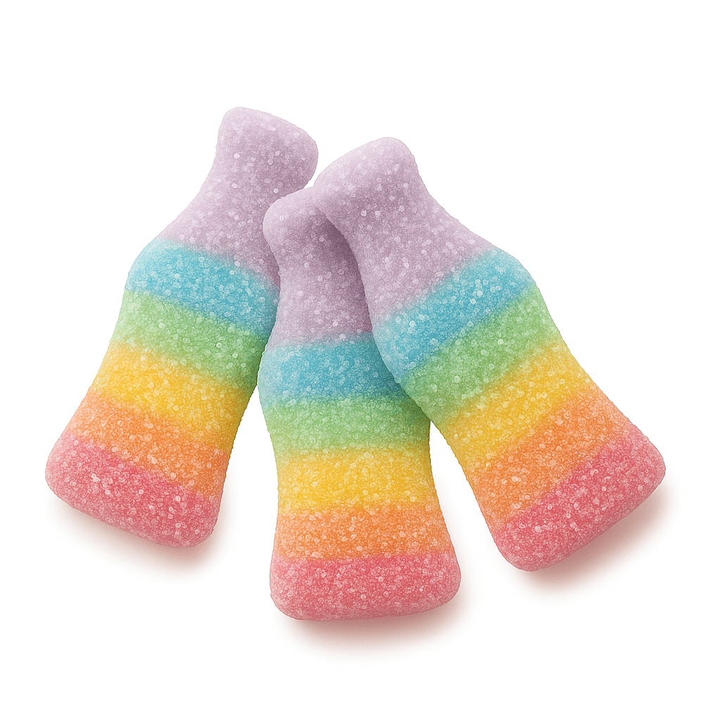 Halal Süßigkeiten Sour Rainbow Bottles 500g (Halal) – online kaufen | Gummilicious - Ansicht 3