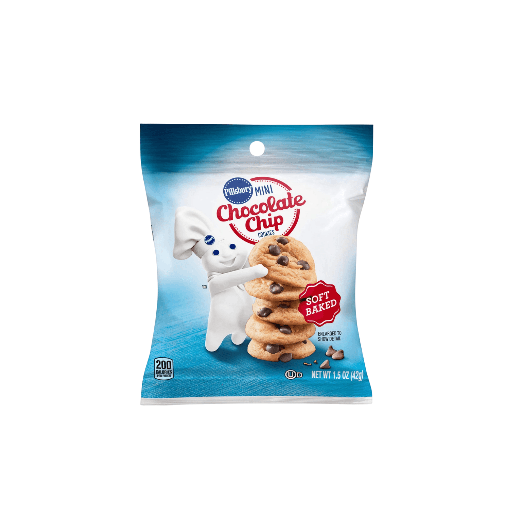 Süßigkeiten MHD überschritten | Pillsbury Chocolate Chip Cookies Minis 42 g – online kaufen | Gummilicious - Ansicht 2