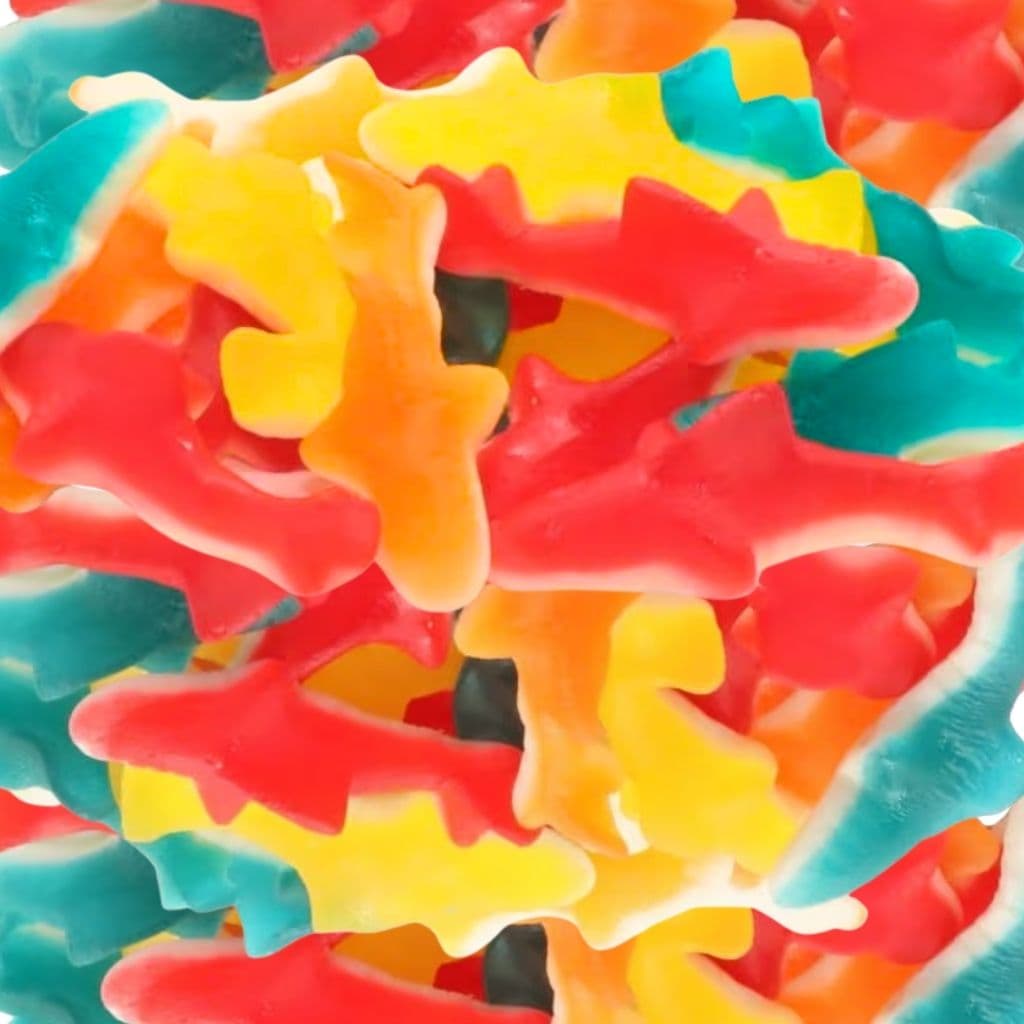 Halal Süßigkeiten Fruity Sharks 500g (Halal) – online kaufen | Gummilicious