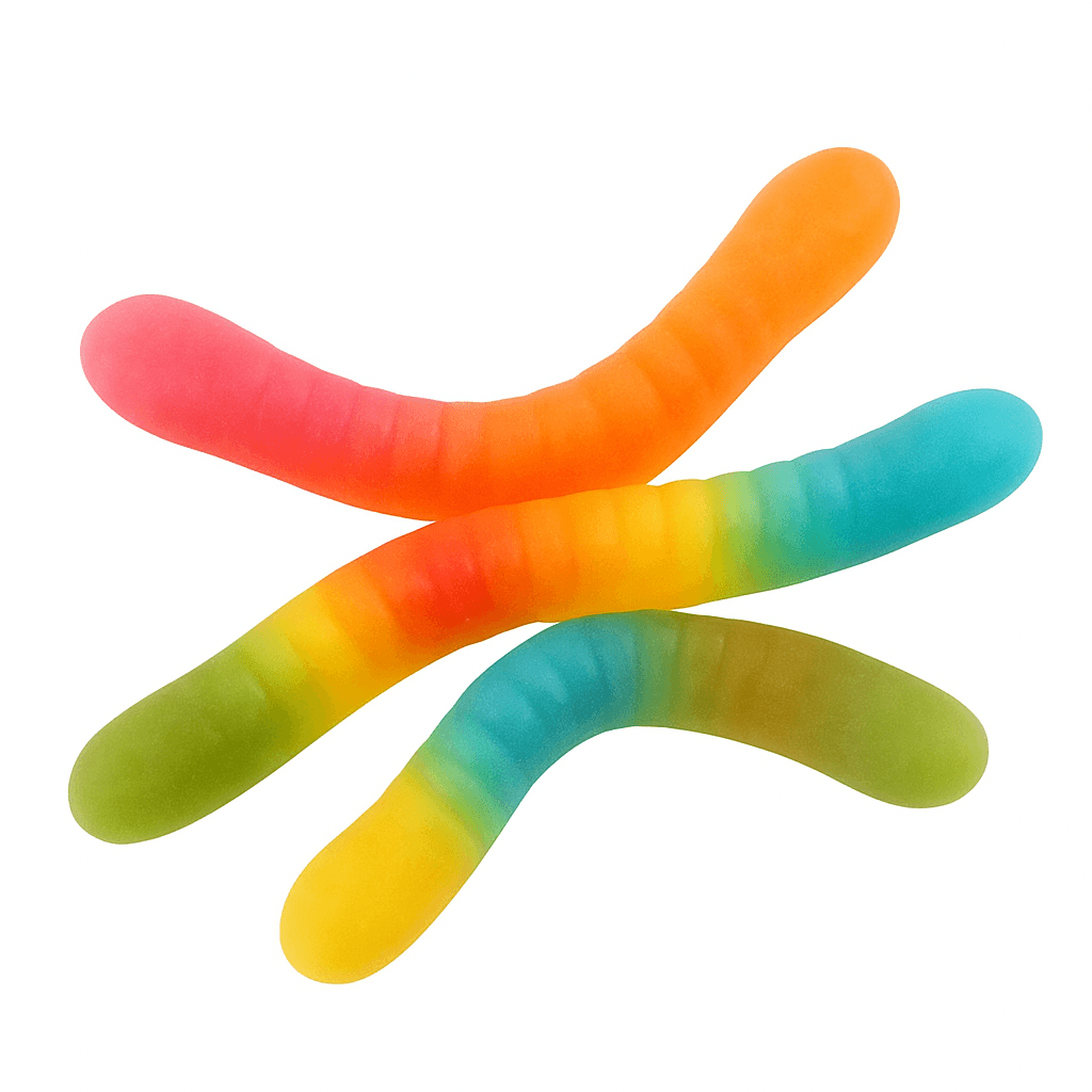 Crazy Rainbow Worms 500g (Halal) - Bild 3