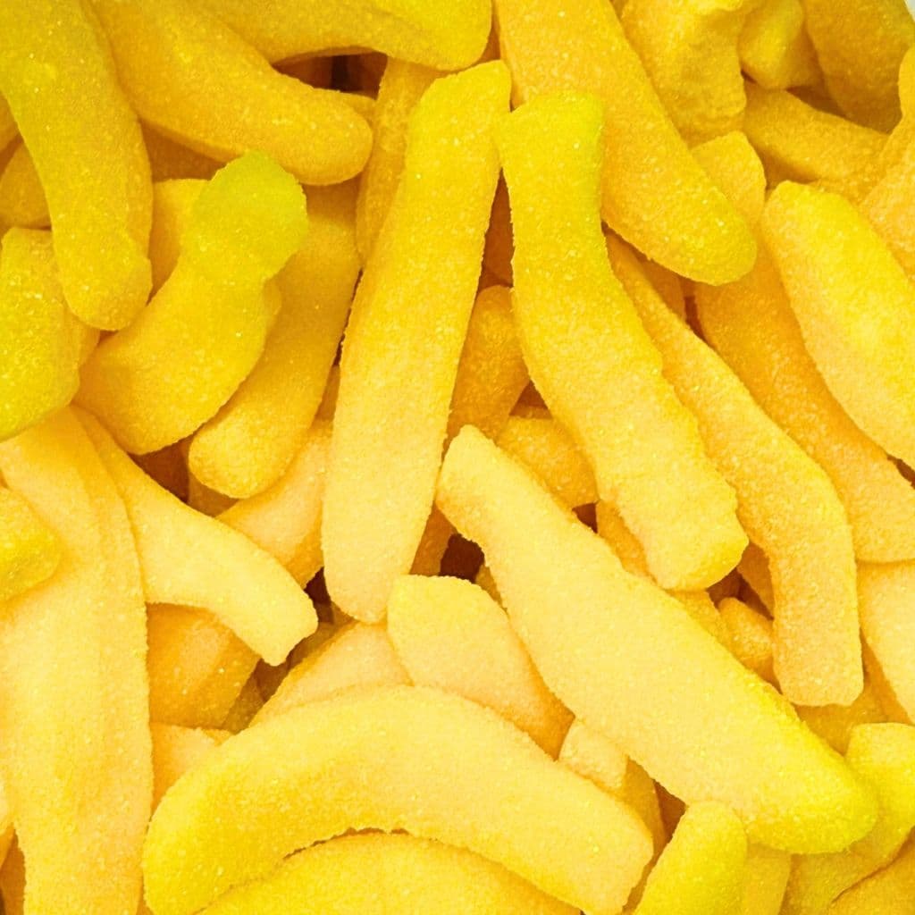 Halal Süßigkeiten Crystal Banana 500g (Halal) – online kaufen | Gummilicious