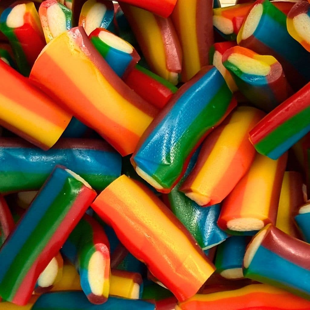 Vegane Süßigkeiten Rainbow Rolls 250g (Vegan) – online kaufen | Gummilicious