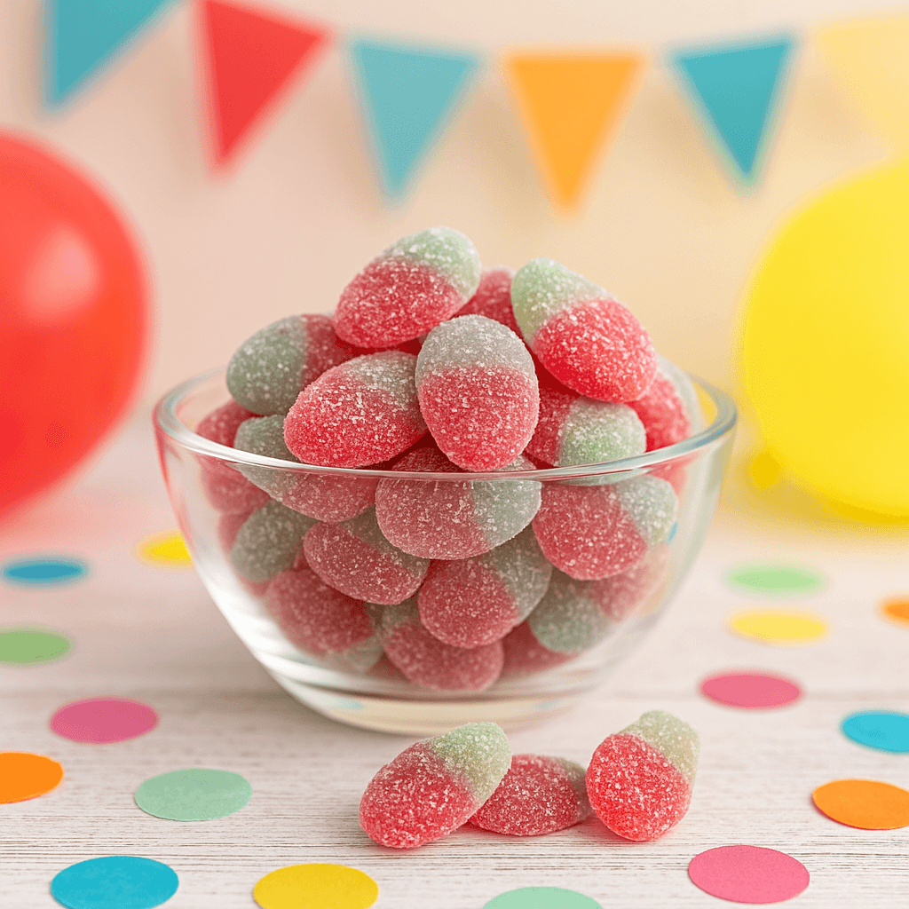 Mini Fizzy Strawberries 250g (Vegan) - Bild 4