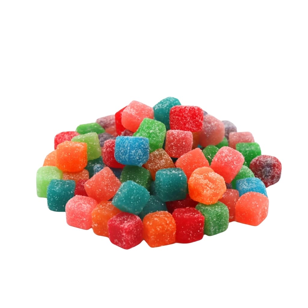 Vegane Süßigkeiten Sour Rainbow Cubes 250g (Vegan) – online kaufen | Gummilicious