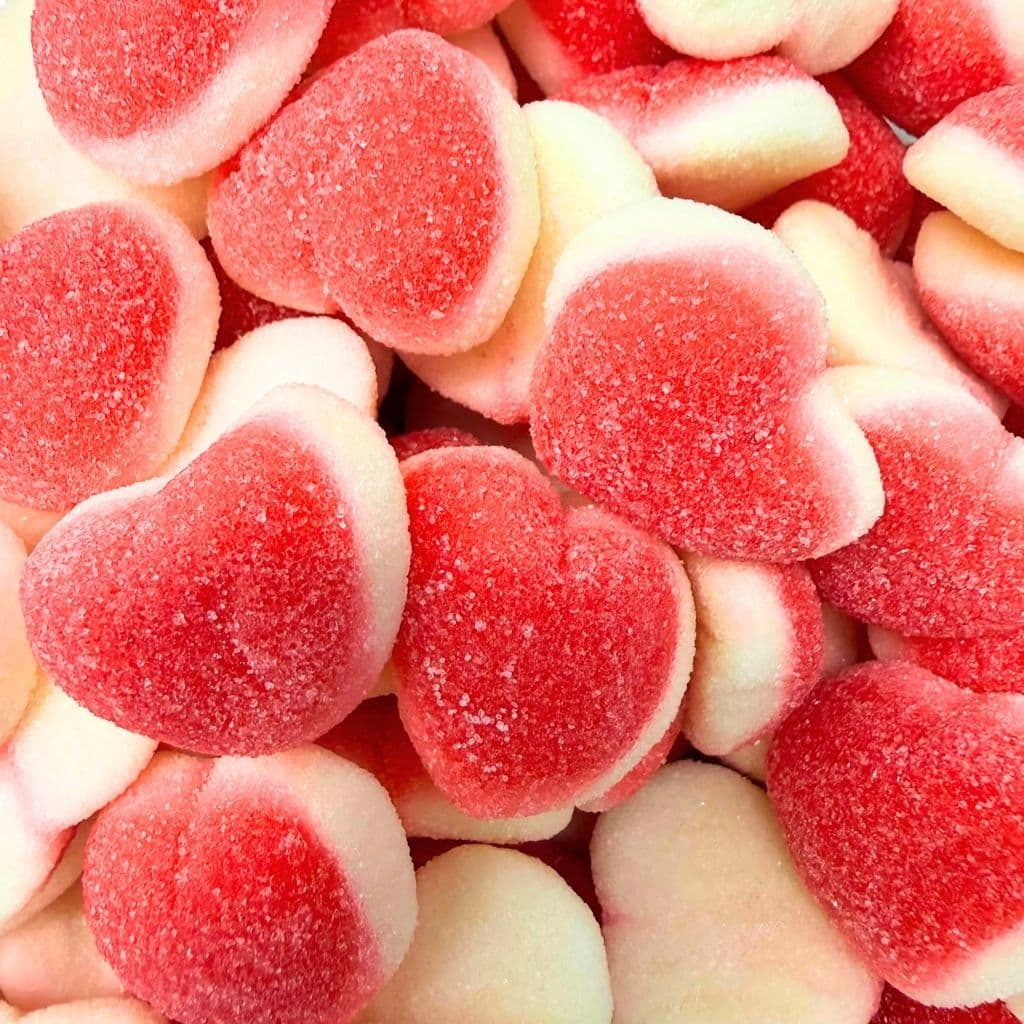 Halal Süßigkeiten Strawberry Hearts 500g (Halal) – online kaufen | Gummilicious