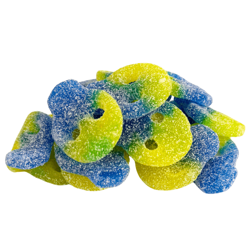 Vegane Süßigkeiten Sour Lemon Peach Skulls 250g (Vegan) – online kaufen | Gummilicious