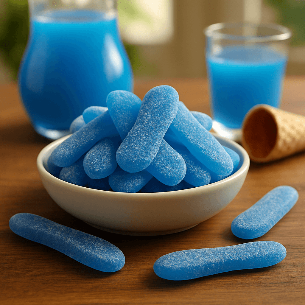 Vegane Süßigkeiten Crazy Blue Tongues 500g (Vegan) – online kaufen | Gummilicious - Ansicht 4