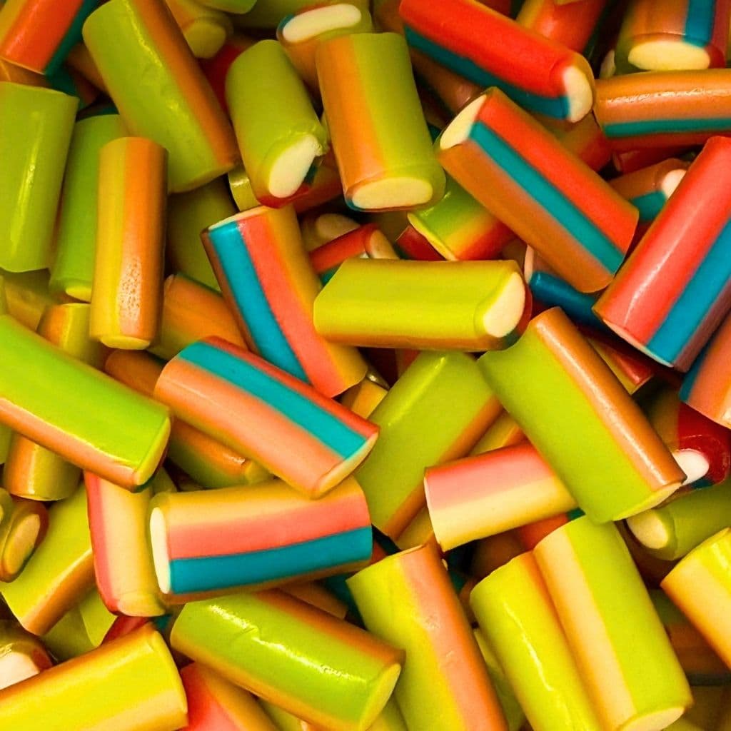 Halal Süßigkeiten Filled Rainbow Sticks 250g (Halal) – online kaufen | Gummilicious