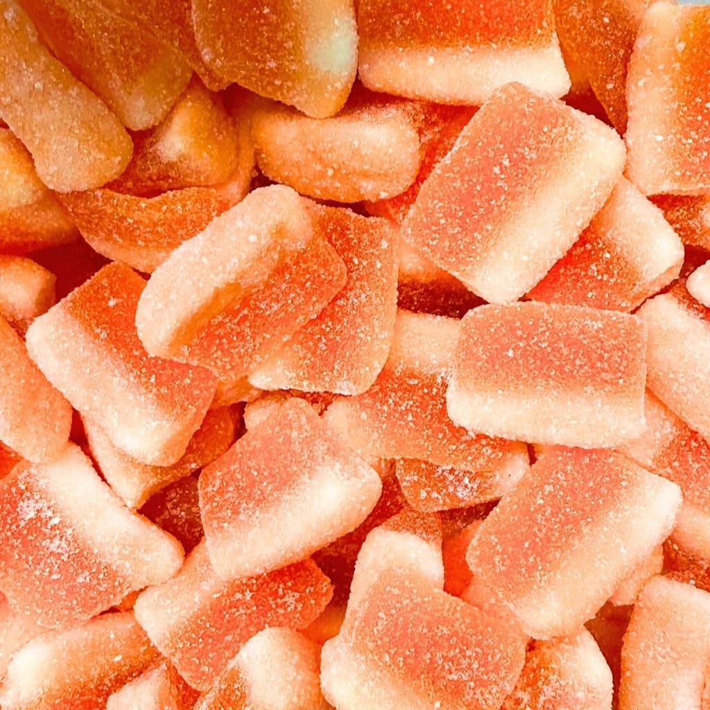 Halal Süßigkeiten Sour Peach Shock 250g (Halal) – online kaufen | Gummilicious