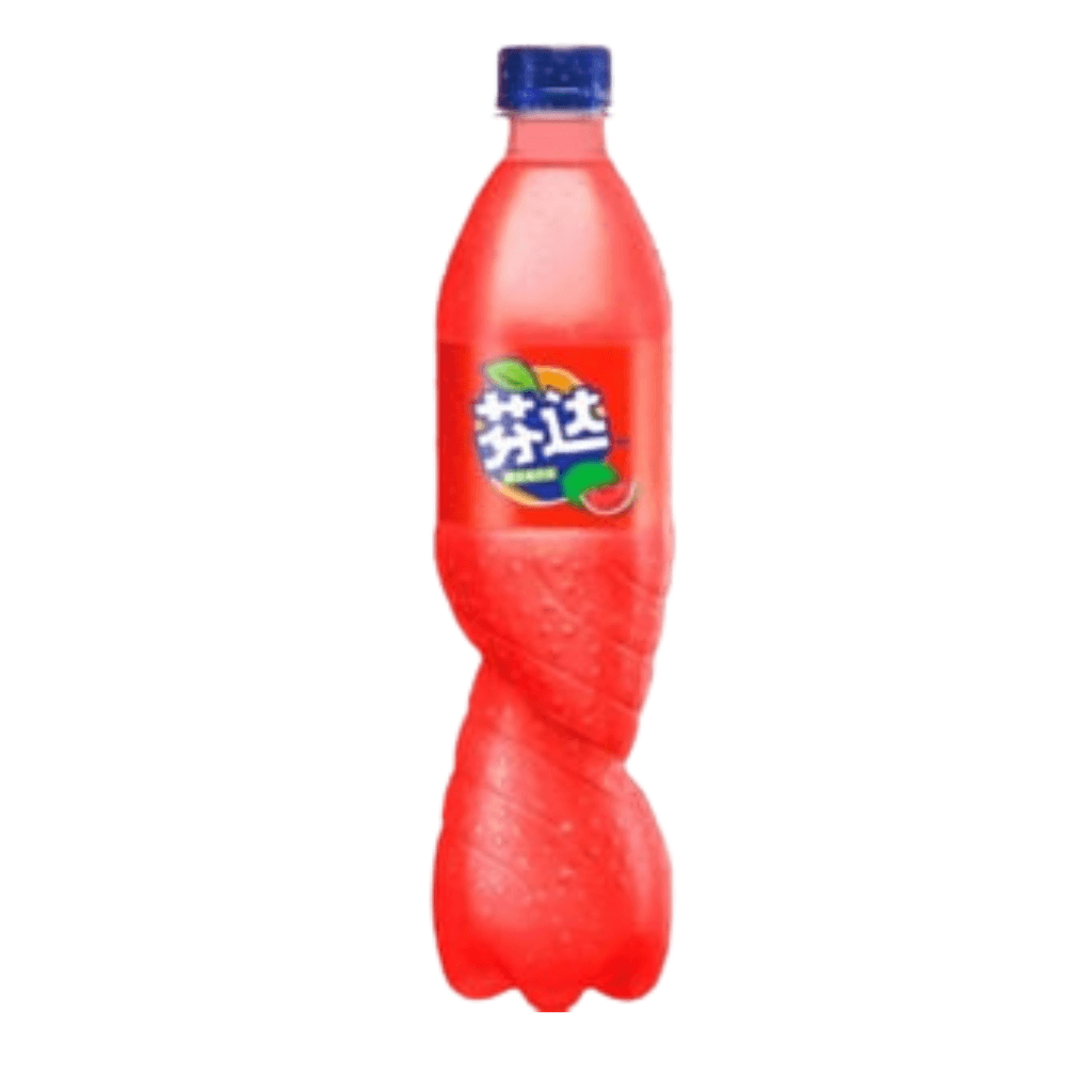 Süßigkeiten MHD überschritten | Fanta Watermelon China 500 ml Flasche (inkl. Pfand) – online kaufen | Gummilicious