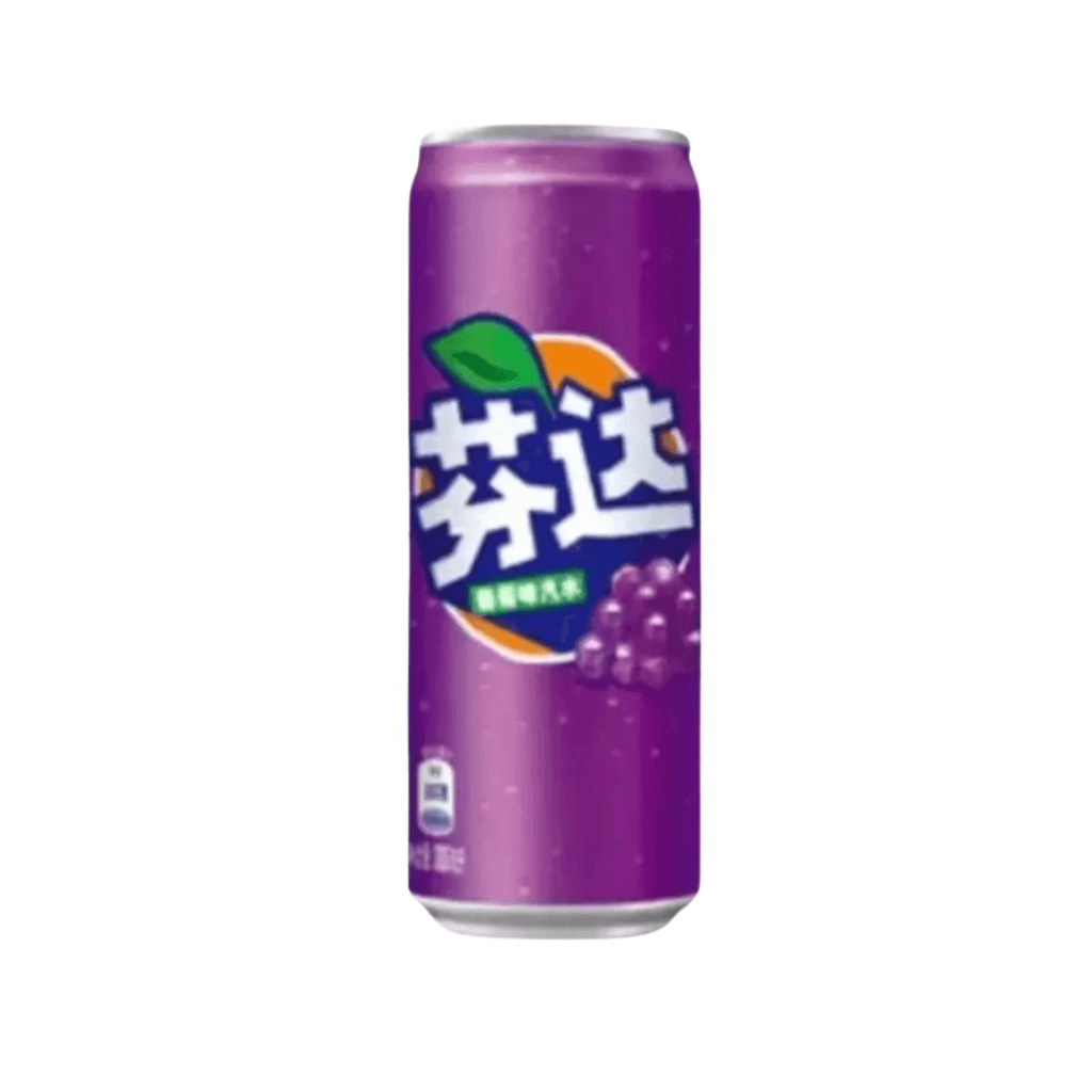 Süßigkeiten MHD überschritten | Fanta Grape China 330 ml (inkl. Pfand) – online kaufen | Gummilicious