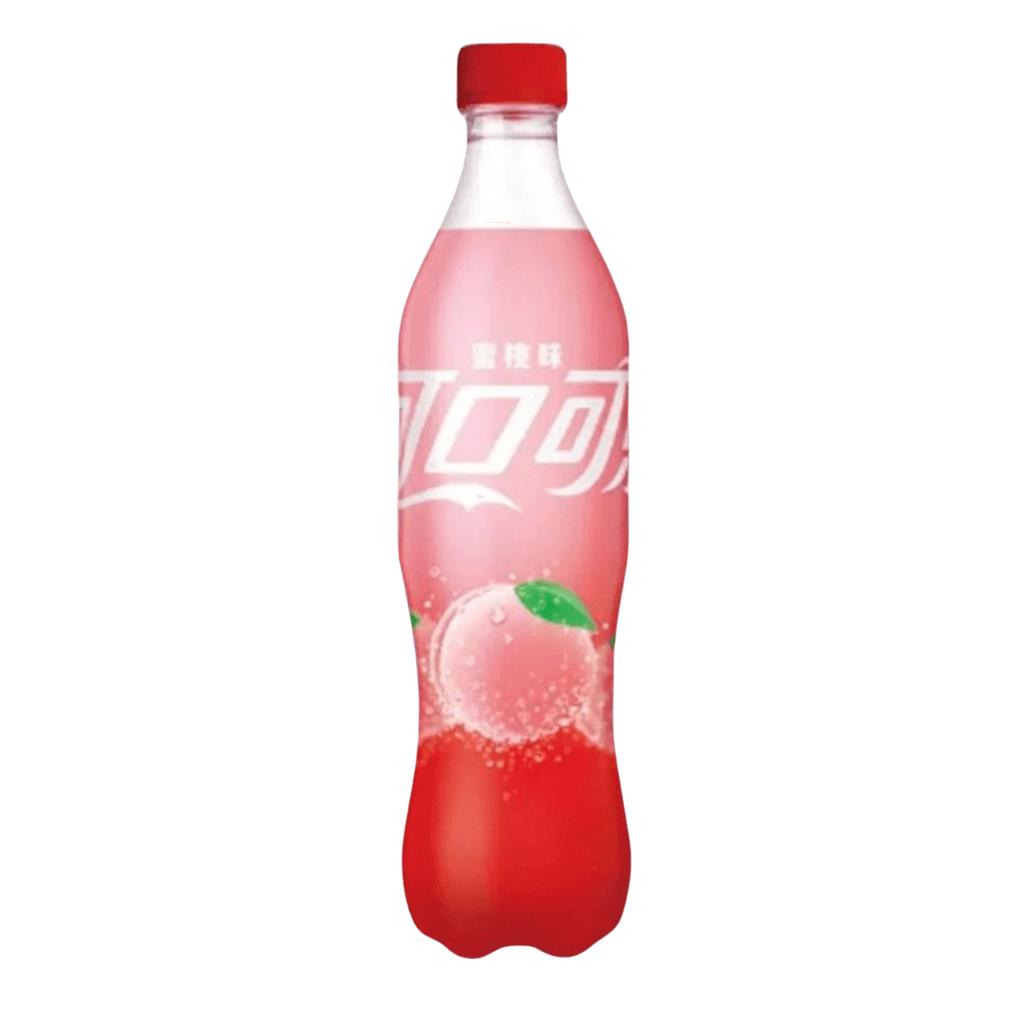 Süßigkeiten MHD überschritten | Coca-Cola Peach China 500 ml Flasche (inkl. Pfand) – online kaufen | Gummilicious