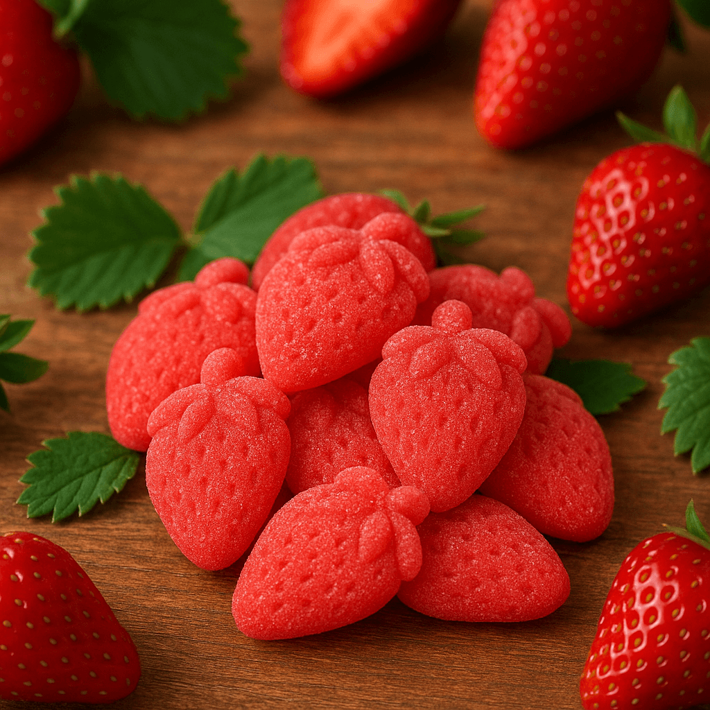 Halal Süßigkeiten Crystal Strawberry 500g (Halal) – online kaufen | Gummilicious - Ansicht 4
