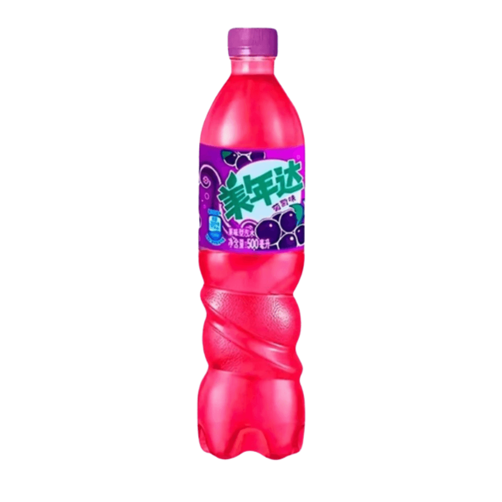 Süßigkeiten MHD überschritten | Mirinda Grape China 500 ml Flasche (inkl. Pfand) – online kaufen | Gummilicious