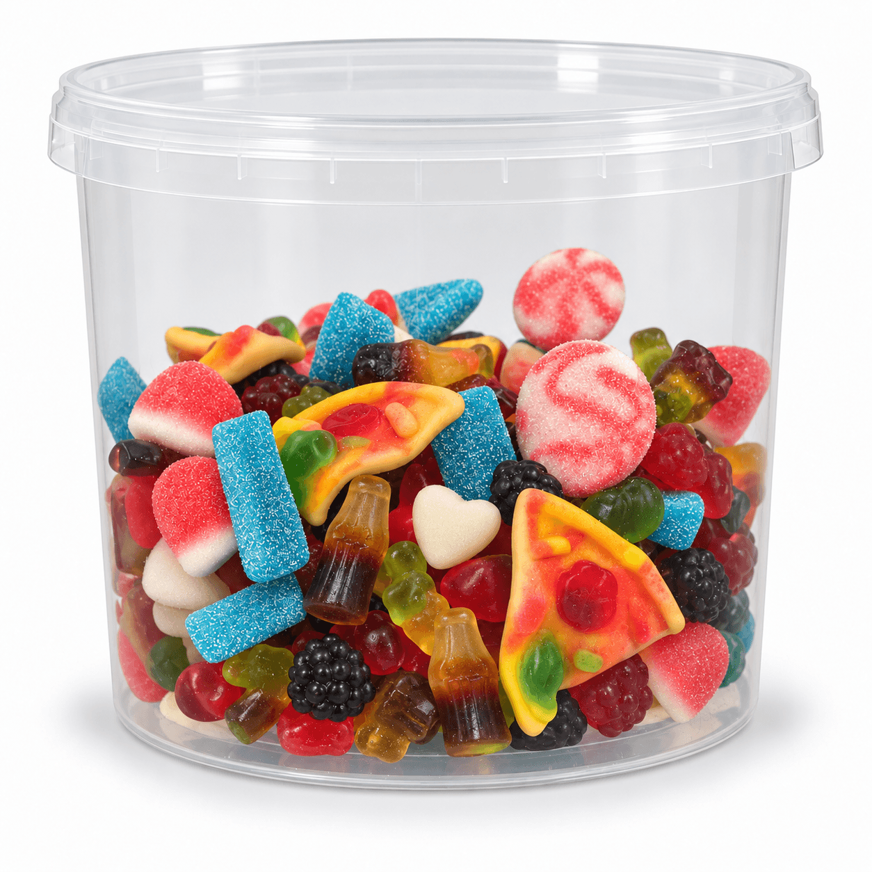 Halal Süßigkeiten Halal Mixbox 1,25 kg – gezuckert & ungezuckert – online kaufen | Gummilicious