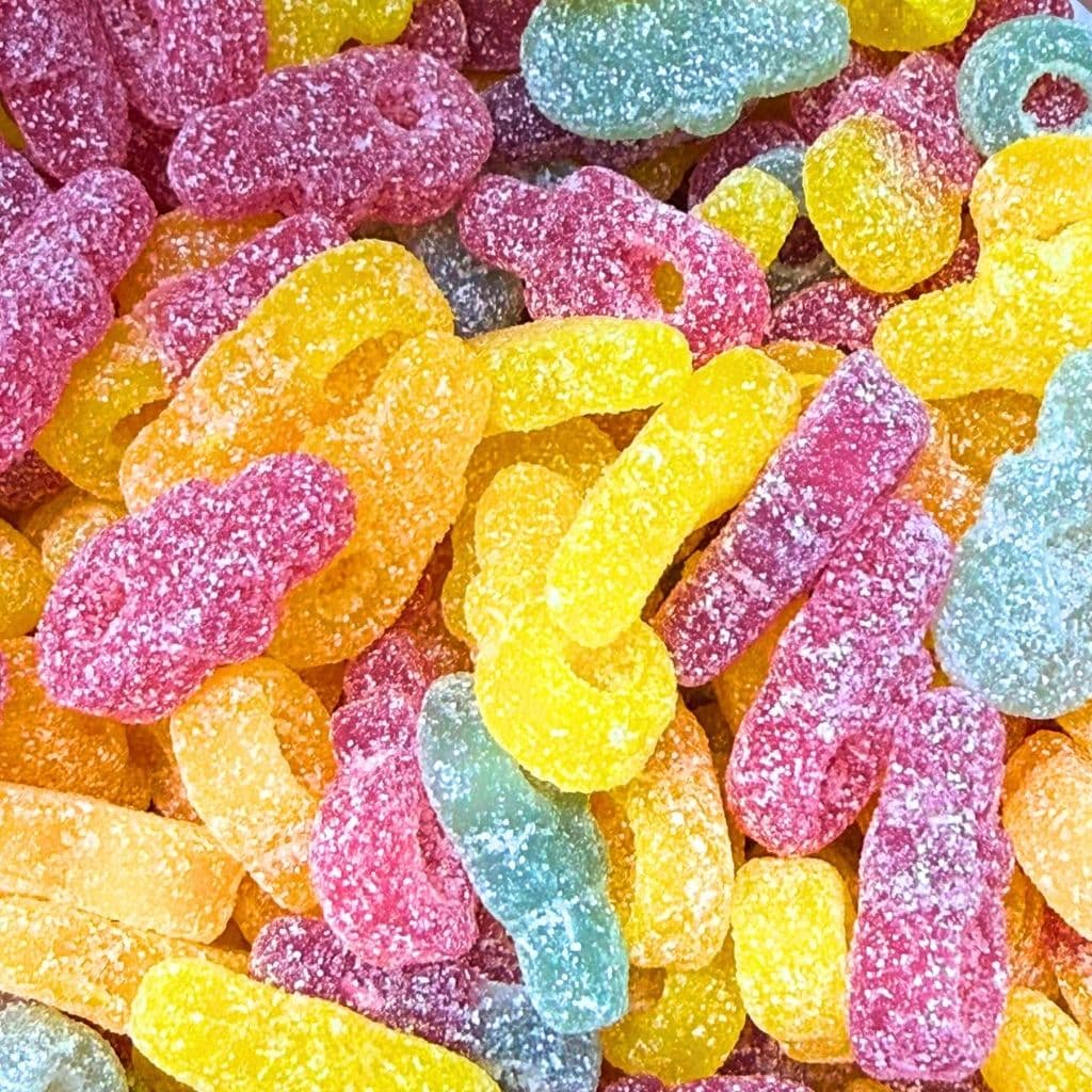 Vegane Süßigkeiten Mini Sour Pacifiers 500g (Vegan) – online kaufen | Gummilicious