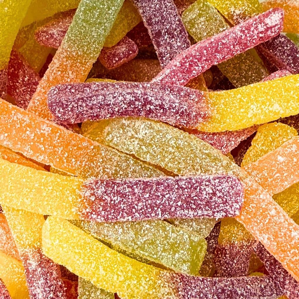 Vegane Süßigkeiten Sour Stix 250g (Vegan) – online kaufen | Gummilicious
