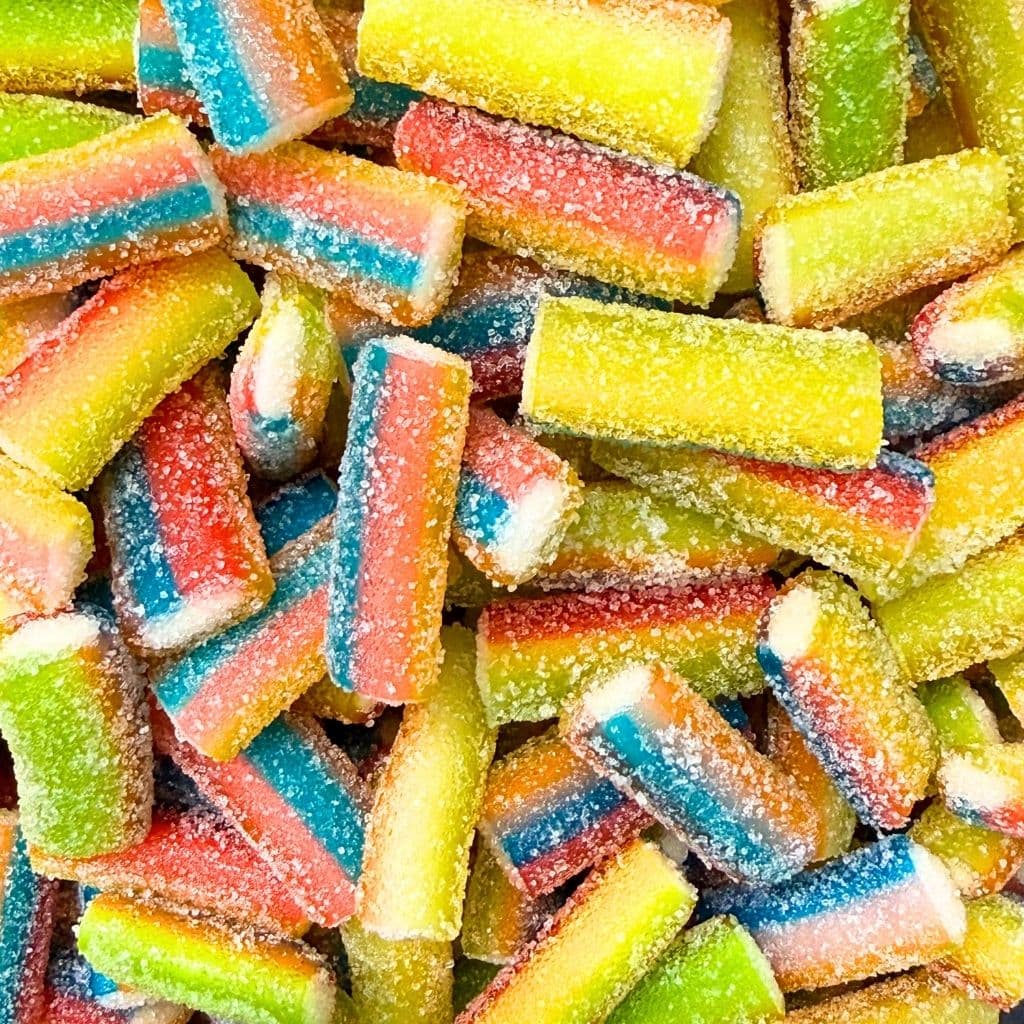 Sour Rainbow Sticks 250g (Halal)