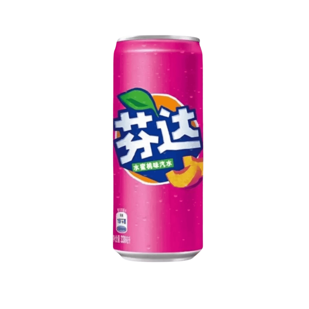 Süßigkeiten MHD überschritten | Fanta White Peach China 330 ml (inkl. Pfand) – online kaufen | Gummilicious