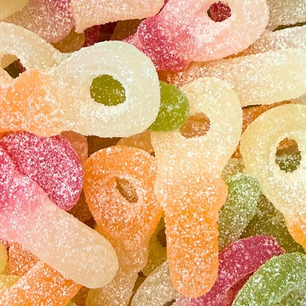 Vegane Süßigkeiten Sour Tropical Pacifiers 250g (Vegan) – online kaufen | Gummilicious