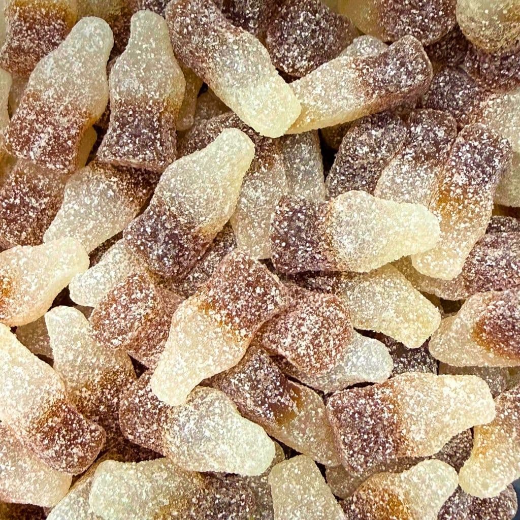 Vegane Süßigkeiten Zesty Cola Bottle 250g (Vegan) – online kaufen | Gummilicious