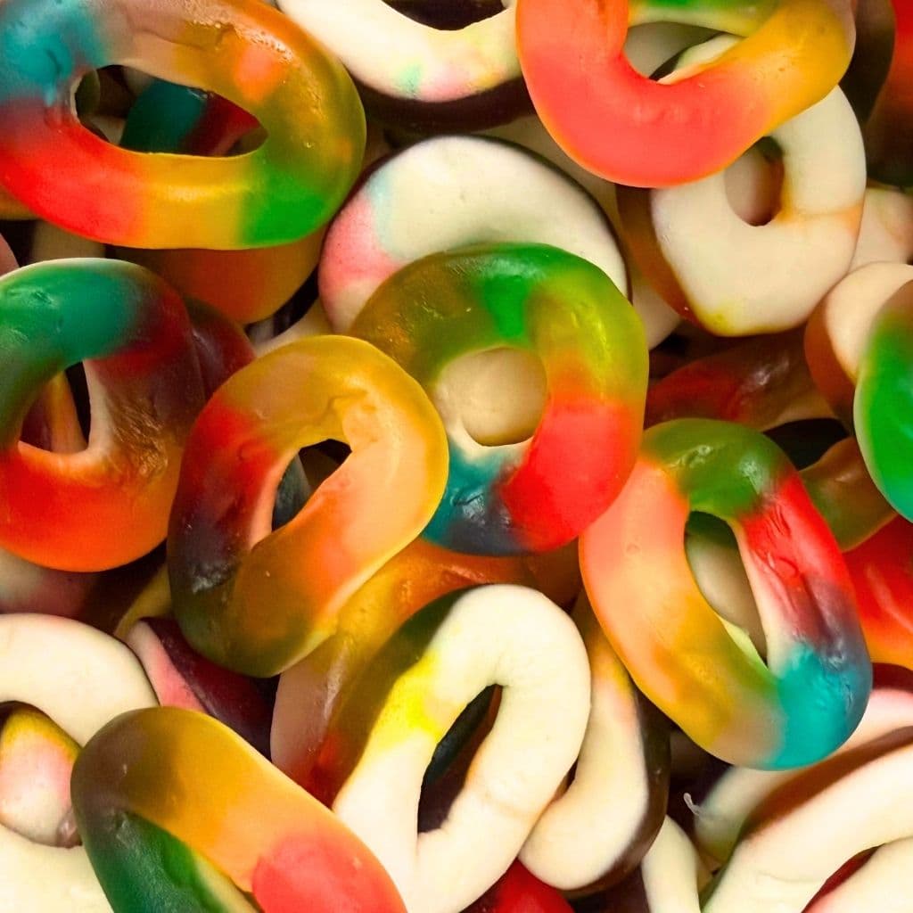Halal Süßigkeiten Rainbow Loops 500g (Halal) – online kaufen | Gummilicious