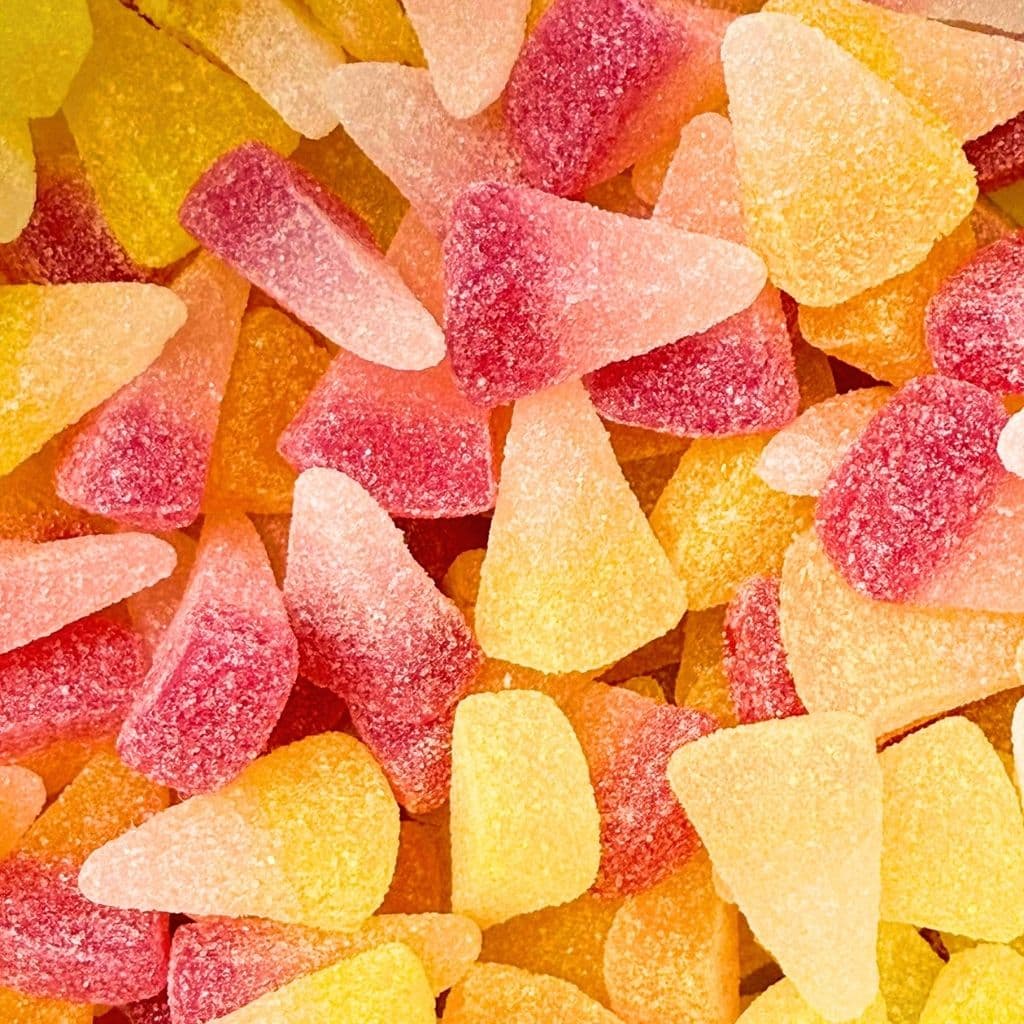 Vegane Süßigkeiten Fruit Splash Peaks 250g (Vegan) – online kaufen | Gummilicious
