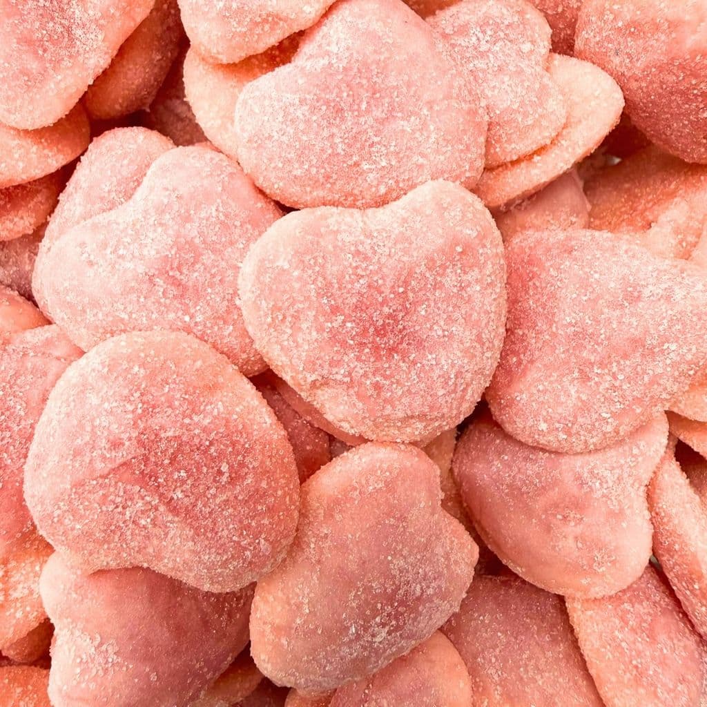 Sour Pink Filled Hearts 250g (Halal)